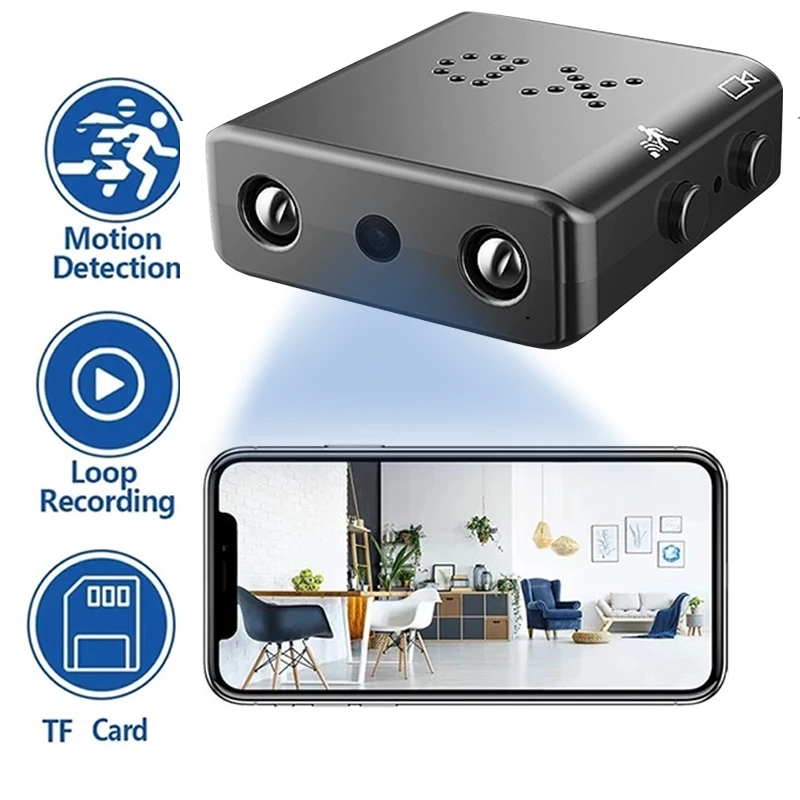 Mini Telecamera Full Hd Mini Cam 1080P Protezione Di Sicurezza Visione Notturna Micro Cam Hd Videoregistratore Audio Nanny Micro Camera