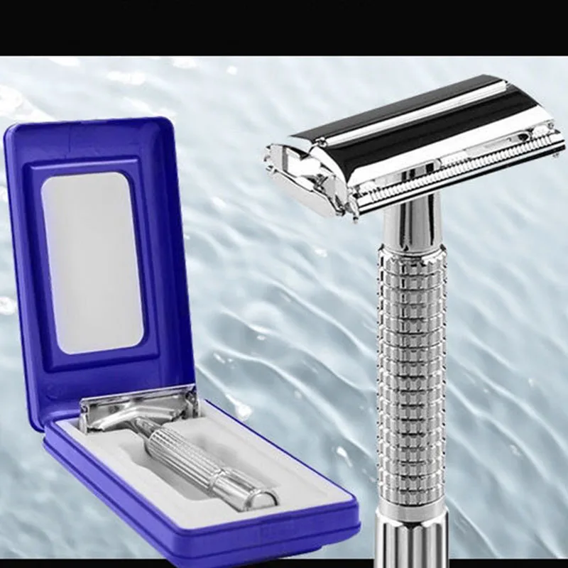 Manual shaver MEN'S Razor Creative Old Fashioned Razor Double Sided Beauty Tool Stainless Steel