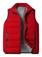 Gilet chaud brodé de haute qualité pour homme, marque de luxe automne-hiver, veste sans manches coupe-vent pour l'extérieur 2