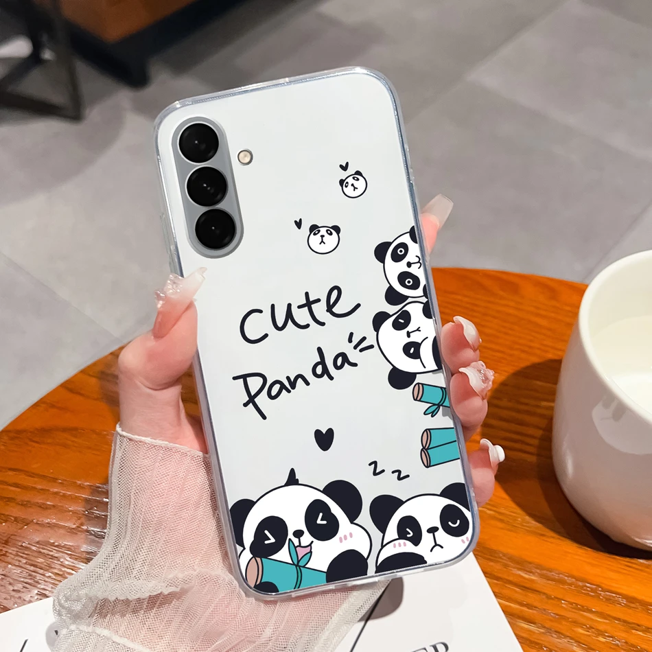 Gradient Flower Clear Soft Phone Case - Universal Back Cover Housing
