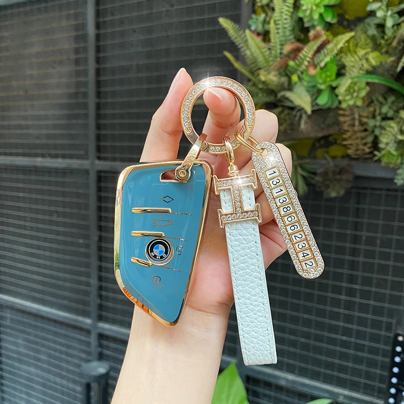 Cover Chiave/telecomando per BMW 530 X2 X3 X5 X7 X1 X3 X5 X6Series G01 F15 F85 F16 F86 F45 F46 G20 G30 G32 G11 G12 F48 14 Cover Chiave/telecomando per BMW 530 X2 X3 X5 X7 X1 X3 X5 X6Series G01 F15 F85 F16 F86 F45 F46 G20 G30 G32 G11 G12 F48 - S3e389d01558f4484bfd4283f02e043b9f