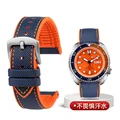 Blue orange-S pin