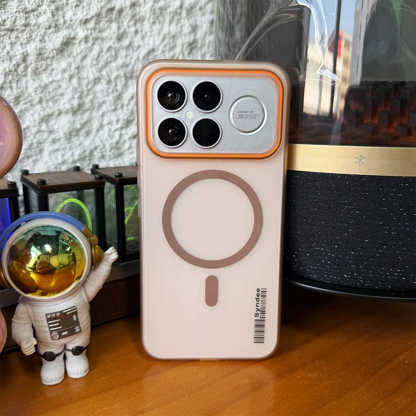 Magnetic Ultra-Thin Frosted Semi-Transparent Skin-Friendly PC Cover with Wireless Charging Compatibility