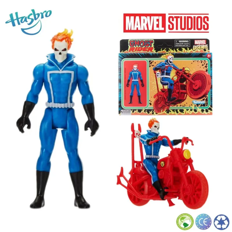 

Hasbro Marvel Legends Kenner Ghost Rider 3.75 Inches Retro Original Action Figure Set Kids Toys Gift Collection Children Gifts