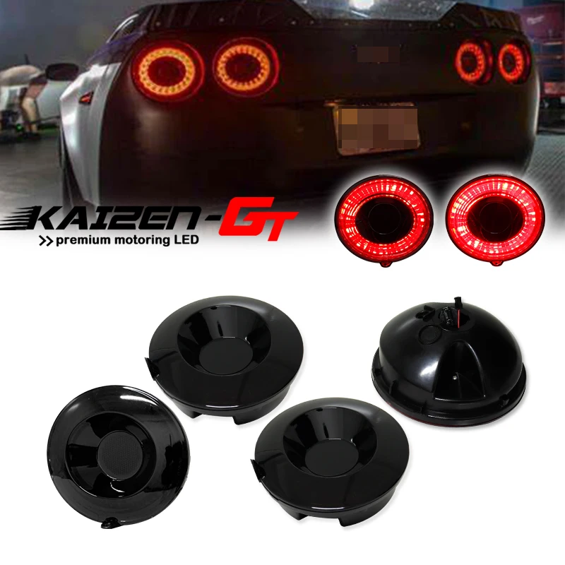 Red Led Car Rear Running Light, Tail Brake Turn Signal Lights, Strobe