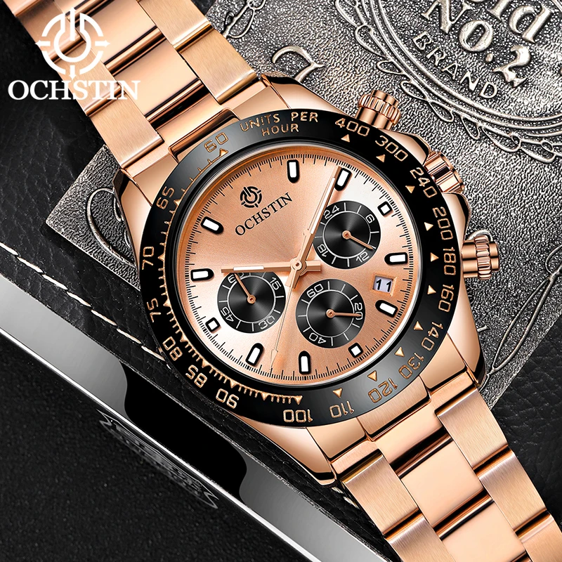 

Ochstin's New Product 2024 Fashionable and Gorgeous Legendary Series Multi functional Quartz Movement Men's Quartz Watch