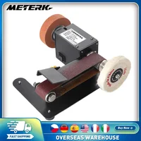 250W Mini Belt Sander Electric Bench Grinder Sanding Machine 7 Speed Small Grinder Sharpener Polisher Machine for Woodworking 1