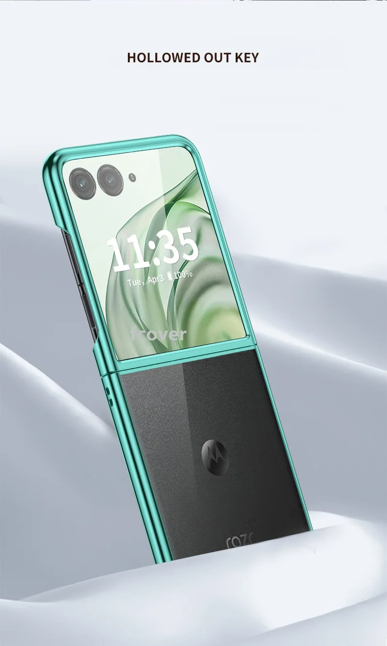 Clear Back Hard Protection Case with Frame Plating