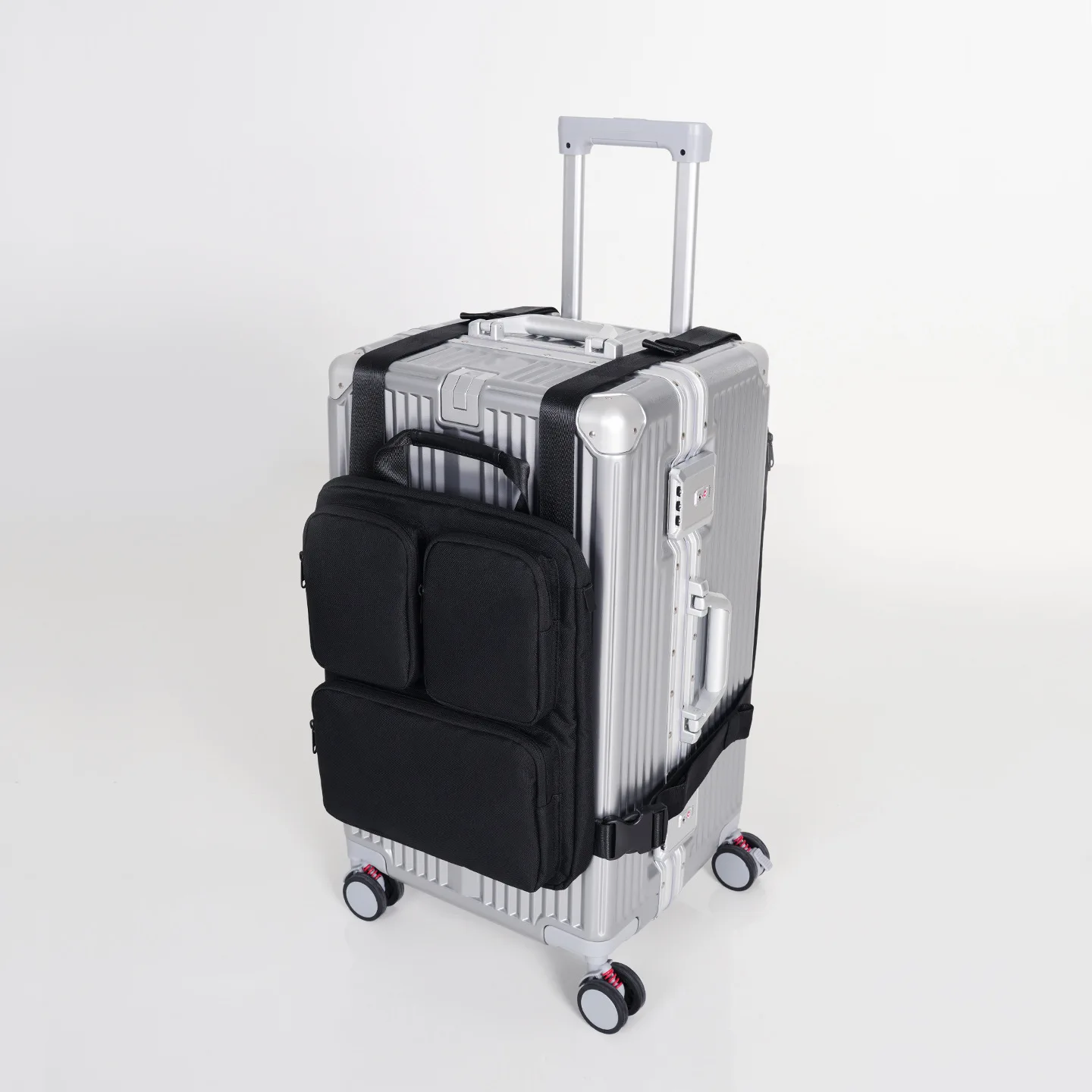 Borsa per computer Valigia Borsa da appendere Custodia da imbarco Borsa di stoccaggio di espansione Zaino leggero Valigia Gilet Zaino - immagine 3