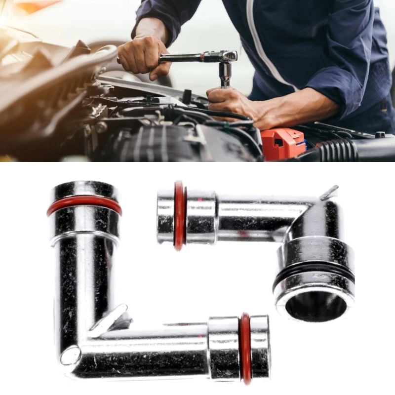 2pcs Engine Adapter HVAC Heater Hose Connector Fittings for Enhances Performances Reliability 47065HP 12565082 24503423