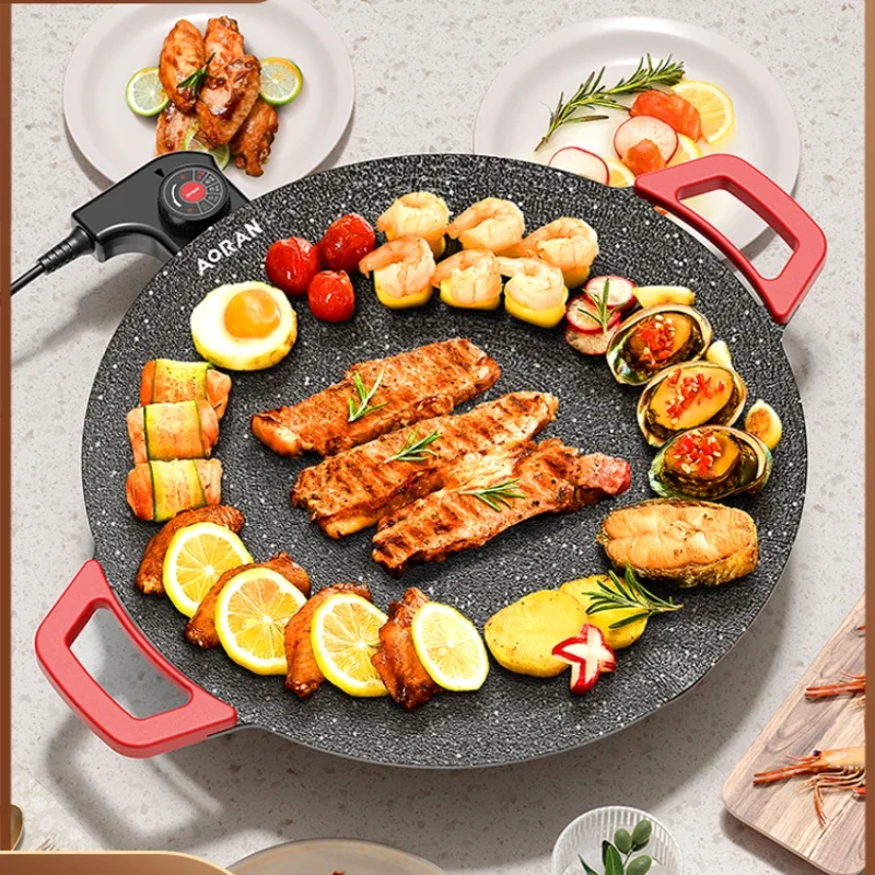 Electric Grill Korean Bbq Plate Grill Pan Ceramic Stoves Grill Pan