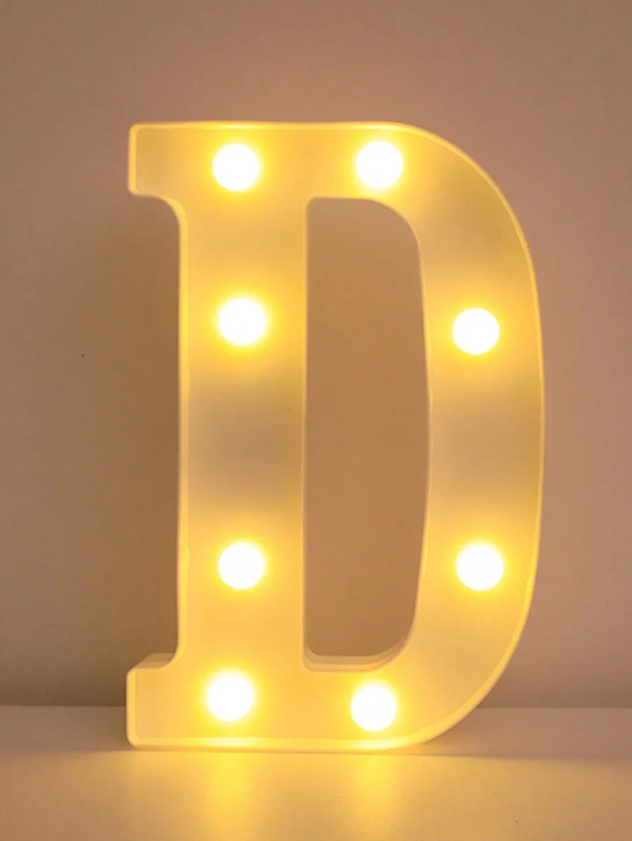 ตัวเลือกสินค้า ตัวอักษร LED ตกแต่งบ้าน 21.8 ซม.