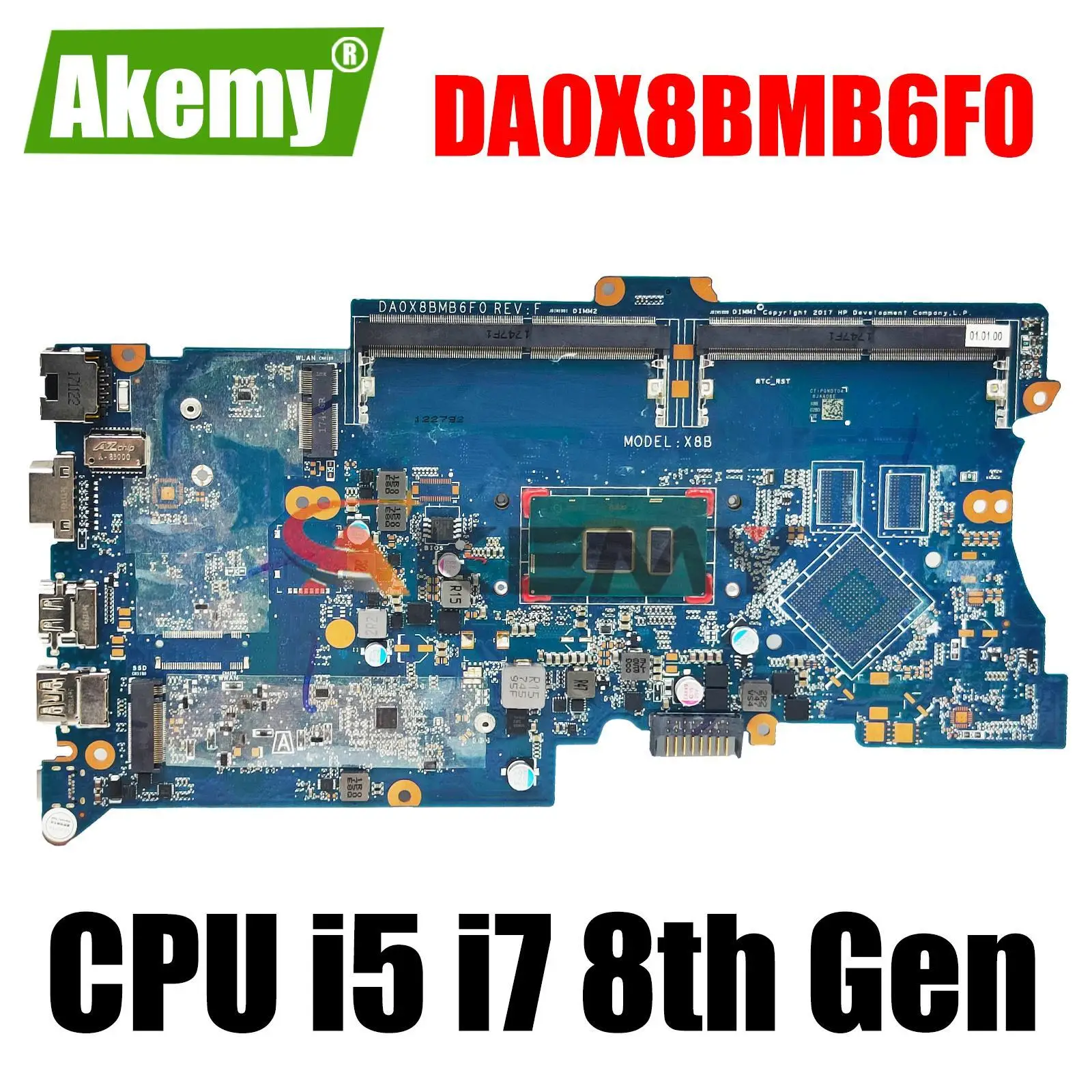 

DA0X8BMB6F0 DA0X8BMB6G0 For HP ProBook 430 G5 440 G5 Laptop Motherboard With Intel i3/i5/i7 CPU L01039-601 L01042-601 L01037-001