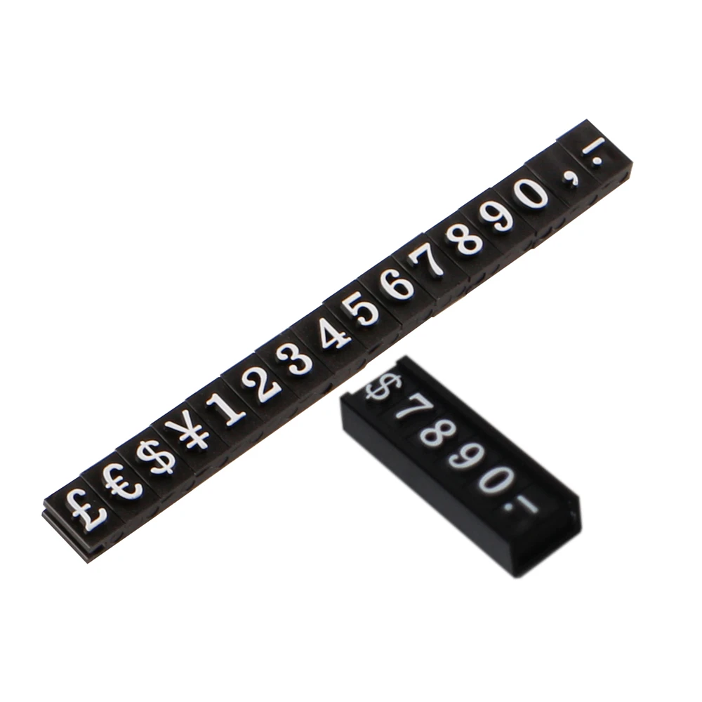 Cartellini Dei Prezzi Regolabili Da Banco Kit Blocco Cartello Da Scrivania $ Rmb Gioielli Numero Cifre Display Scaffale Talker Cubo Tavolo Prezzo Stan