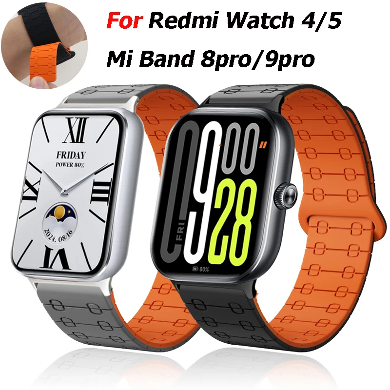 Sport Magnetic Silicone Strap - Soft Wristband Bracelet Accessory