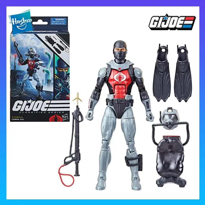 

Hasbro Genuine Original G.I.Joe Series Cobra Eel 81 Action Figures 6inch Peripheral Children's Gift Collection Model Toys F7742