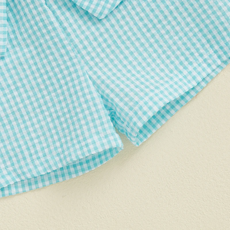 Citgeett Summer Kids Toddler Girl Plaid Print Shorts Casual Bow Elastic Waist Short Pants Clothes