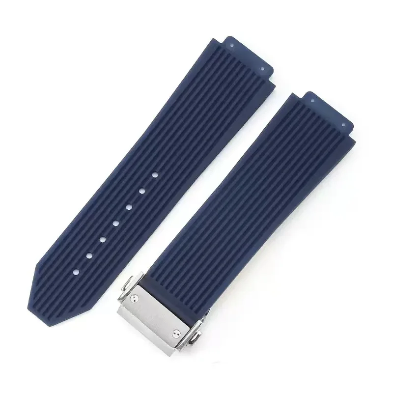 Silicone Waterproof Men's Watch Strap - Rubber Bracelet Wristband Accessory