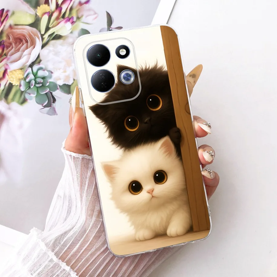 Cute Cartoon Animal Soft Silicone Clear Phone Case Cover