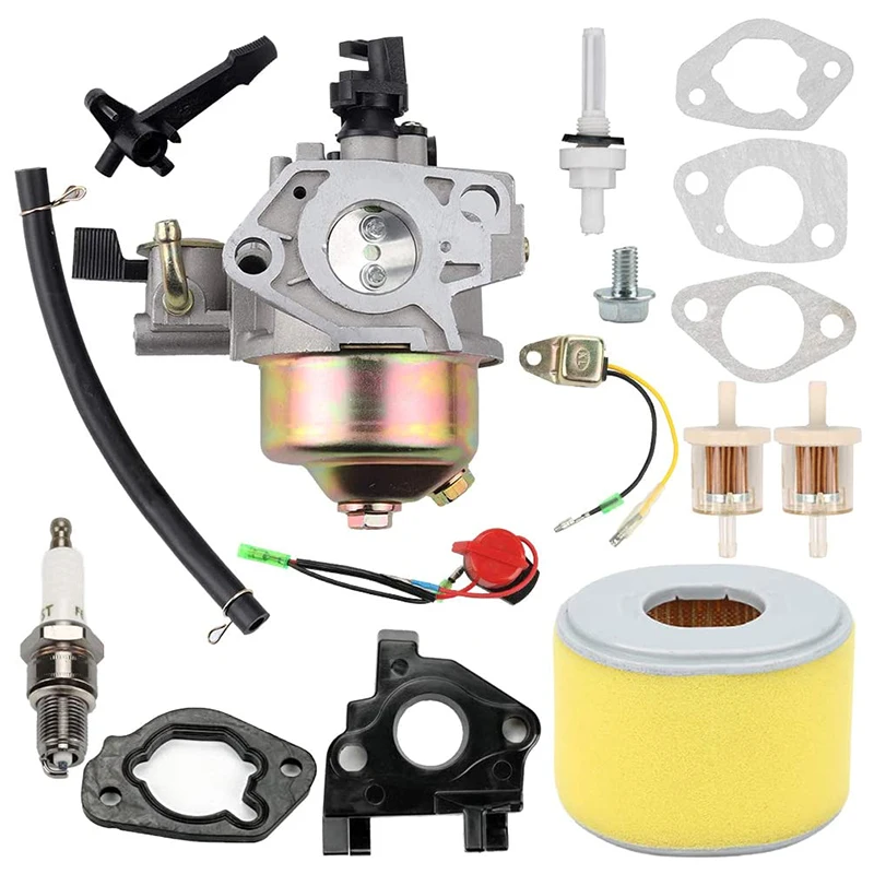 GX240 Carburetor Carb for Honda GX 240 8.0HP GX270 GX 270 9HP Engine Replaces16100-ZH9-W21 with Air Filter Tune Up Kits F