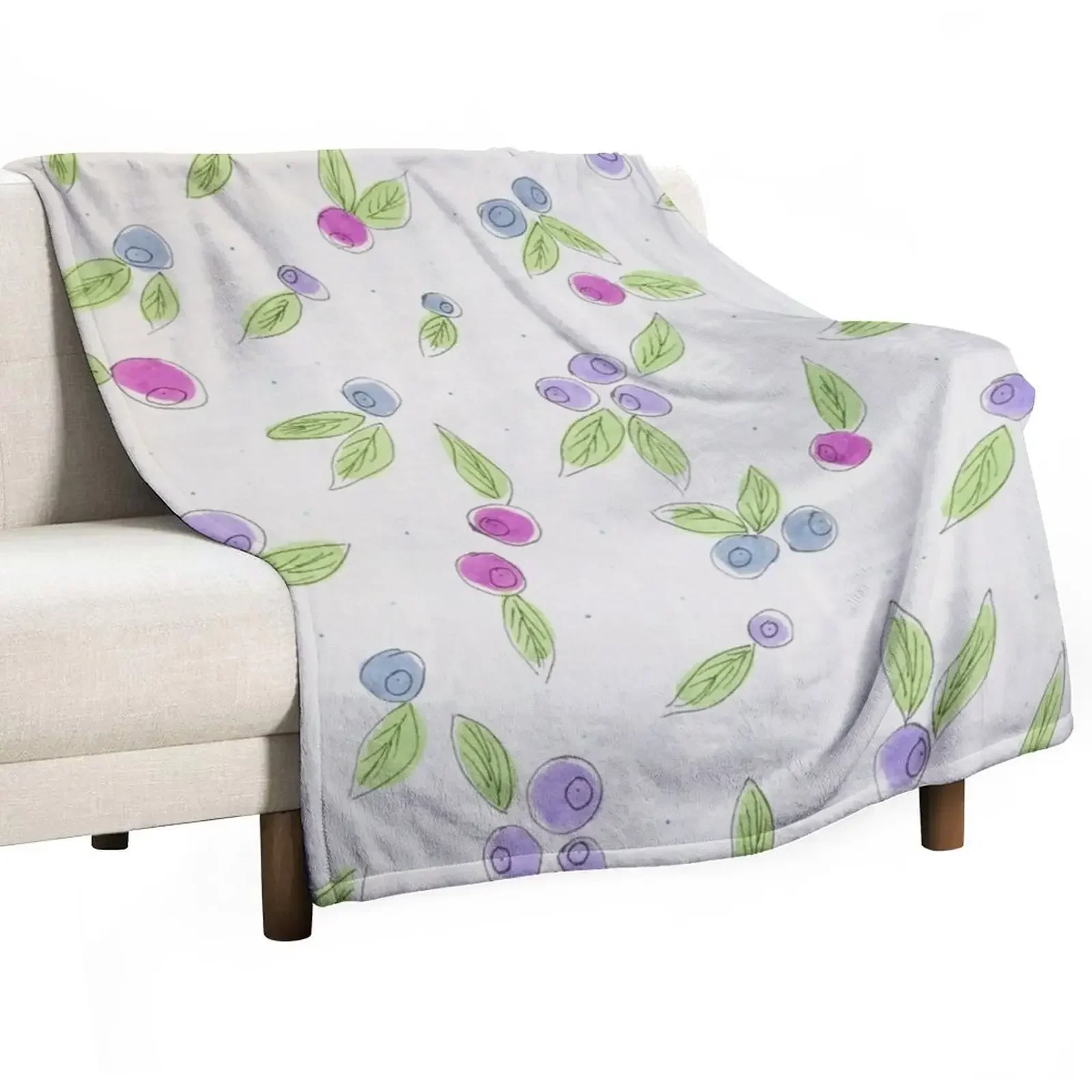

Huckleberries Throw Blanket Plaid Soft Big Beautifuls Blankets