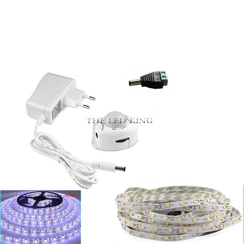 Kitchen Cabinet Light Tape LED Motion Sensor Strip not Waterproof Wireless PIR Lamp Stairs Wardrobe | Освещение