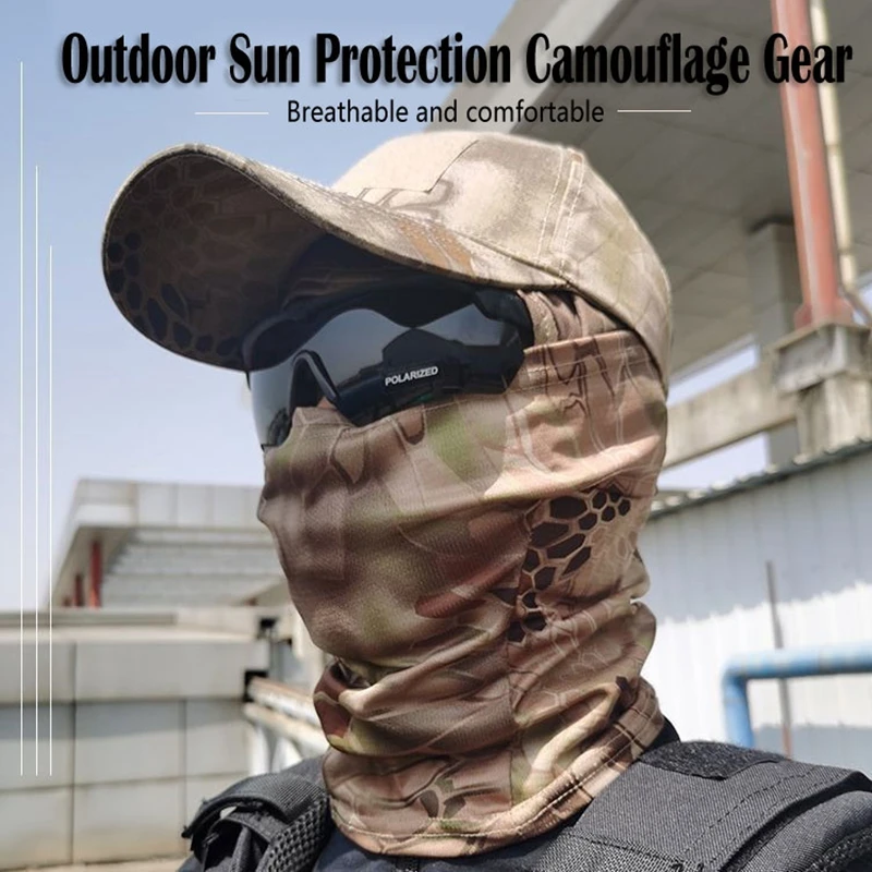 WUODHTW - Máscara Facial Para Pasamontañas De Camuflaje, Gorra De Béisbol Táctica, Gorra De Béisbol Para El Sol, Gorra Deportiva, ACU Digital, One Size