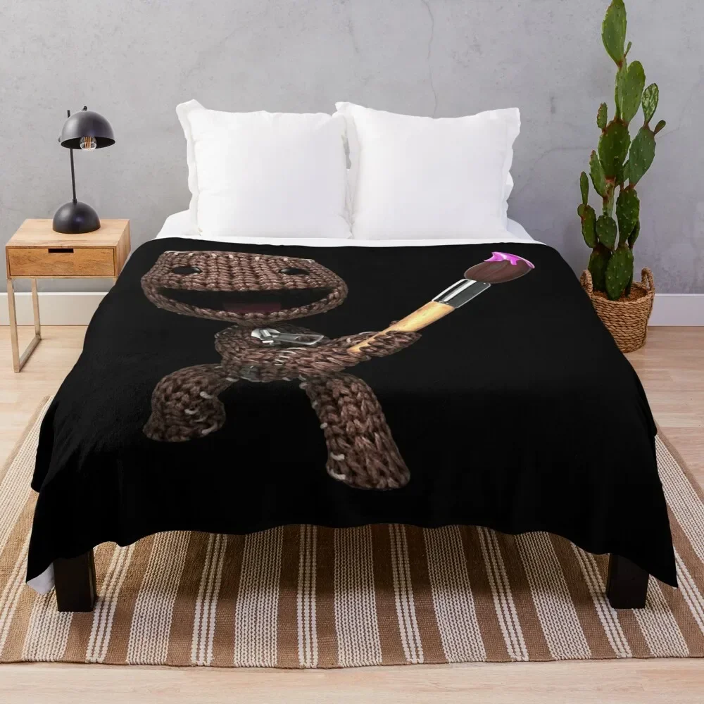 

LBP Sackboy Throw Blanket Camping heavy to sleep Bed covers Blankets