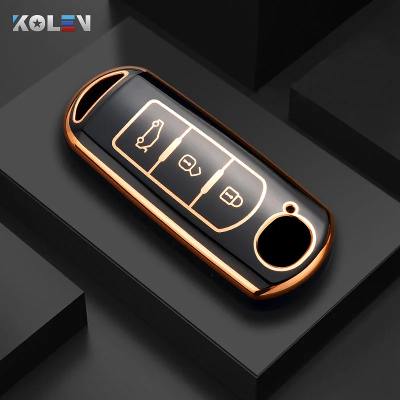 Key case cover TPU Car Remote Key Case Cover For Mazda 2 3 5 6 BL BM GJ Atenza Axela Demio CX-3 CX3 CX-5 CX5 CX7 CX-9 CX8 Keyless