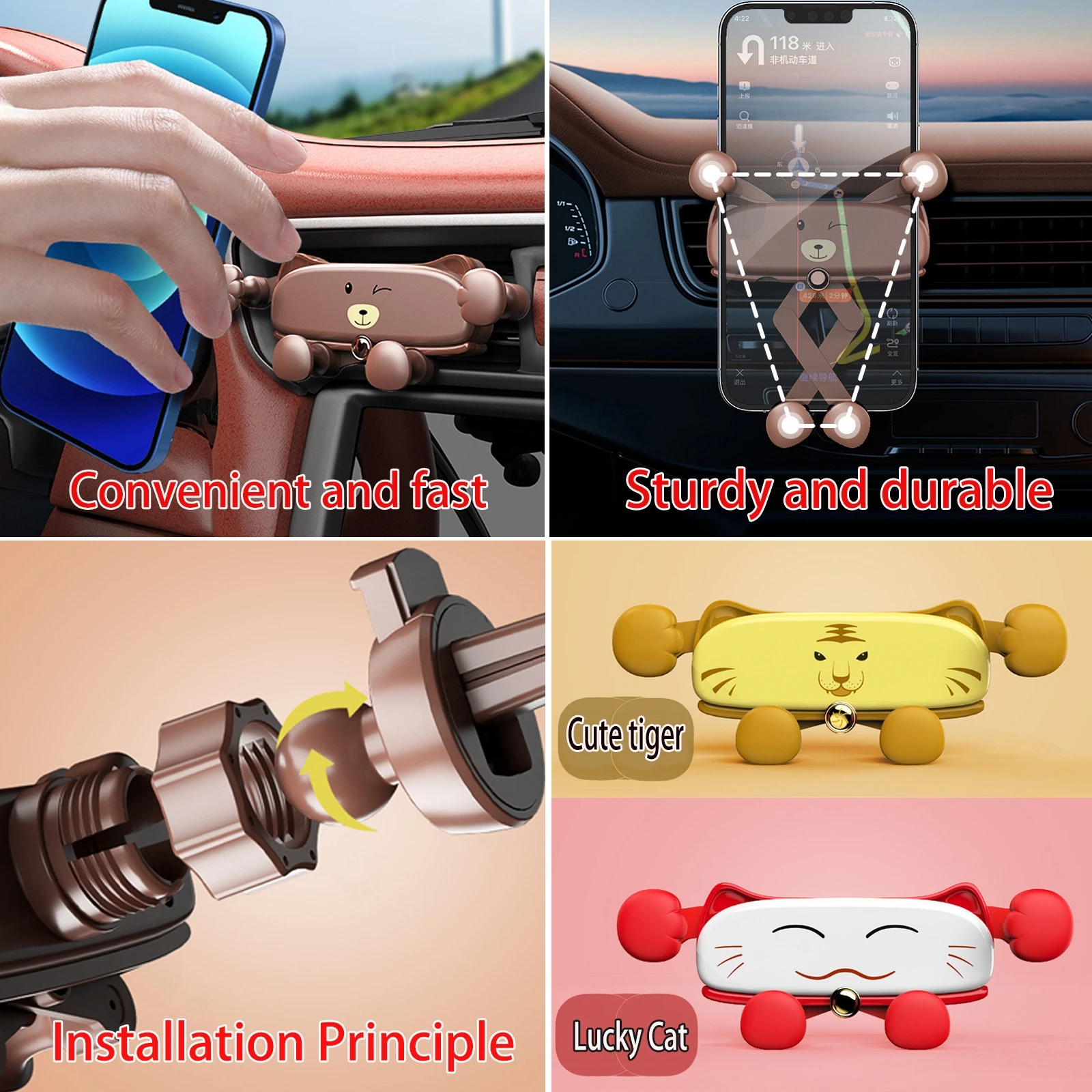 Car Phone Holder for Hyundai Elantra Avante ~ N Line CN7 Bracket Navigation Stand Auto Accessories