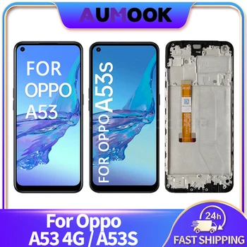 Bloc écran tactile LCD IPS avec châssis, 6.5 pouces, pièce de rechange pour Oppo A53 4G A53s CPH2127 CPH2131 CPH2139 CPH2135