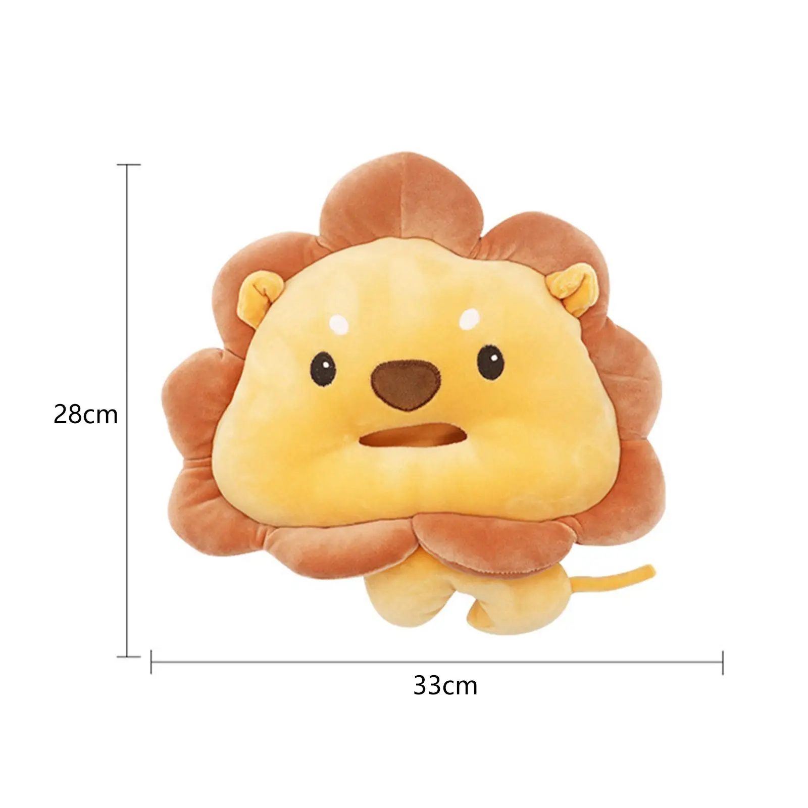 Paper Case Car Tissue Box Hanging on The Armrest Multipurpose Cute Plush Animals Napkin Holder Paper Box for Home Office Sofa