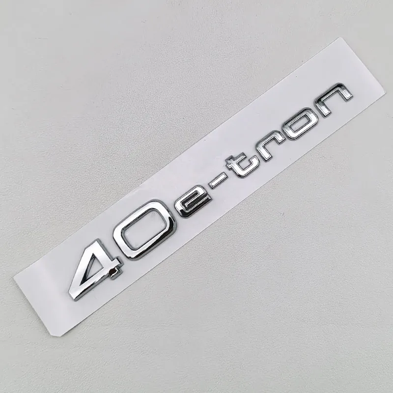 Sleek 3D ABS Logo E-tron GT Rear Trunk Emblem Badge