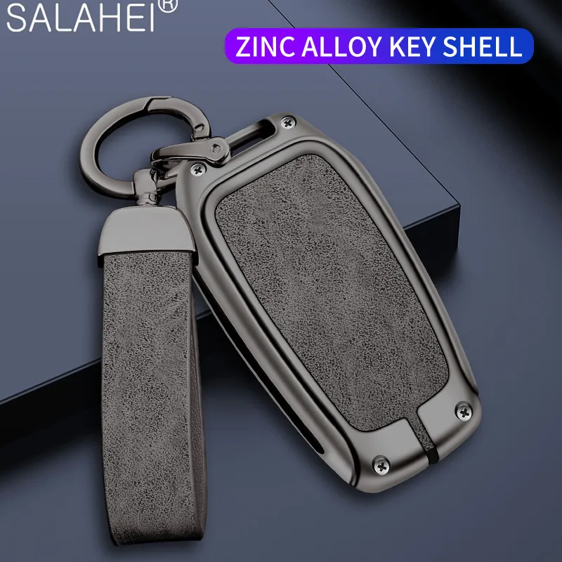 

Zinc Alloy Car Key Case Cover Shell For Toyota CHR Hilux Fortuner Land Cruiser 200 Camry Corolla Crown RAV4 Highland Accessories