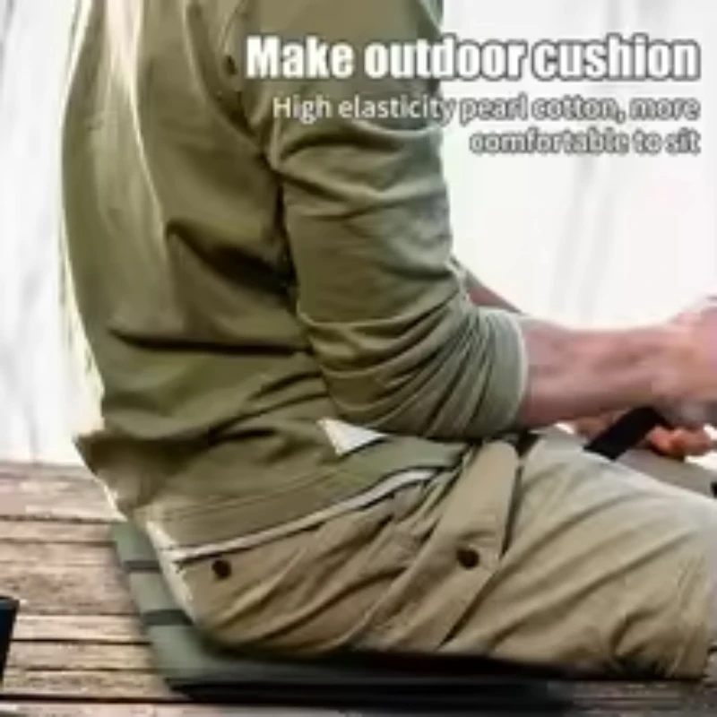 Multipurpose Outdoor Unhooking Pad Comfort-Grip Foldable Fishing Mat with Breathable Sponge Cushion Carp Fishing Accessories