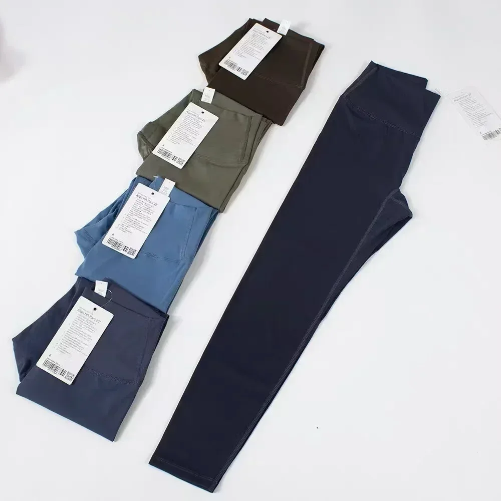 Lemon Women High Waist Yoga Sports Pants Tummy Control Squat Proof Elasticity Trousers Fitness Sweatpants Gym Seamless Leggings