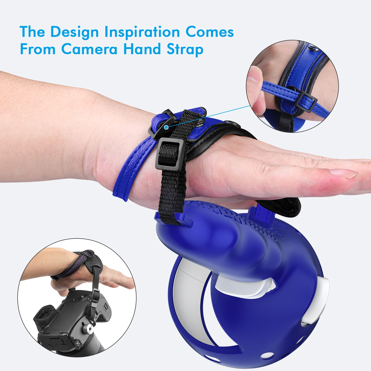 para Oculus Quest Controlador de Toque Lente da Haste Lidar com Aperto Conjunto para Oculus Case Escudo Tampa Capa Protetora Conjunto Acessórios 2 vr - Image 4