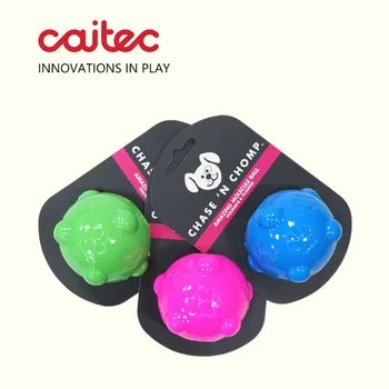 S3e3af0b5f2ab4238a38479a4139cf6ea4.jpg CAITEC Dog Toys Squeaking Ball Soft Floatable Bite Resistant Double layer Suitable for medium-sized dogs