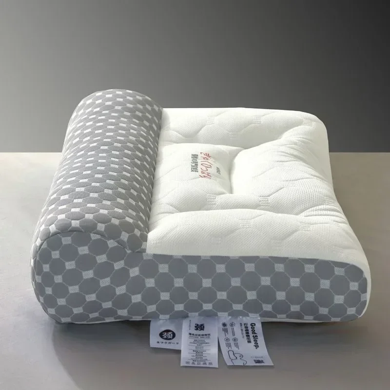 Adult Latex Reverse Traction Pillow Core Cervical Spine Protection Sleep Aid Specially Designed Household No Collapse 5