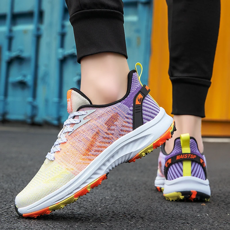 Professional Golf Shoes Nailless Comfortable Outdoor Men's Golf Training Sneakers Mesh Breathable Men's Jogging Training Shoes