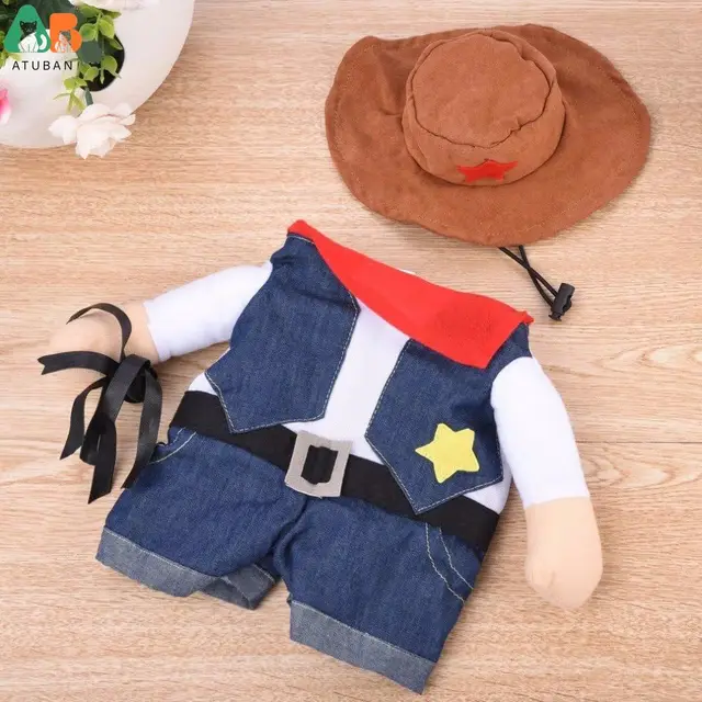 Costume Cowboy Per Cani - Vestito Divertente Per Halloween E Feste Con Bambola Cavaliere - Foto 7