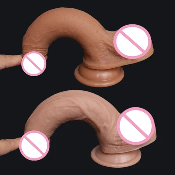 Soft Penis Huge Big Dildo Realistic No Vibrator Suction Cup Sex Toys For Women Strapon Female Masturbation Adults 18 Cock Shop 3