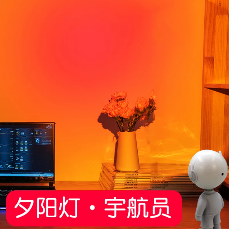 

Online celebrity Dawn Sunset Lights Sunset Lights projection lamp Sunset Lights Robot mini Astronaut Atmosphere