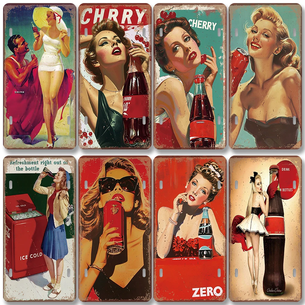 Compra Targa in metallo Pin Up 12x18 cm Oktoberfest Donna con decorazione birra all'ingrosso