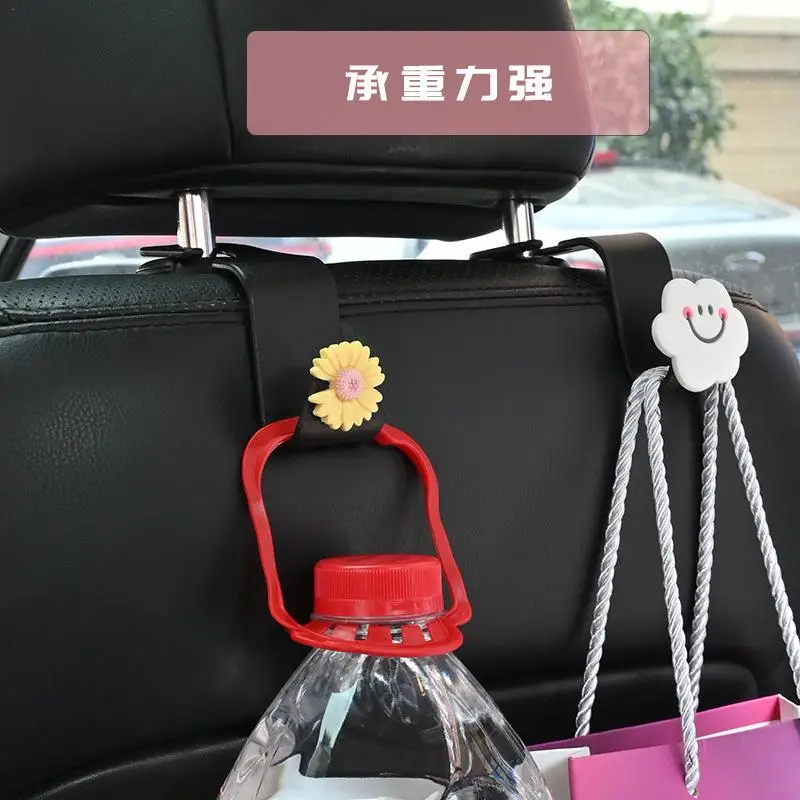

Universal Car Hook Cartoon Cute Rear Seat Back Hanging Hook Automobile Interior Storage Holder Hooks Car Interior Accessroies