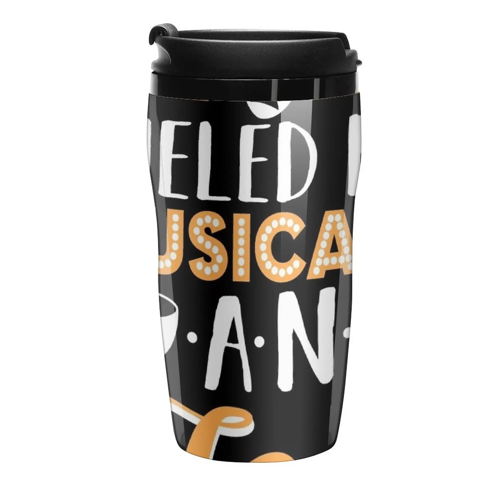 

New Fueled by Musicals and Tea Travel Coffee Mug Luxury Coffee Cup Cup Set Of Coffee Coffee Good Teaware Cute Mugs