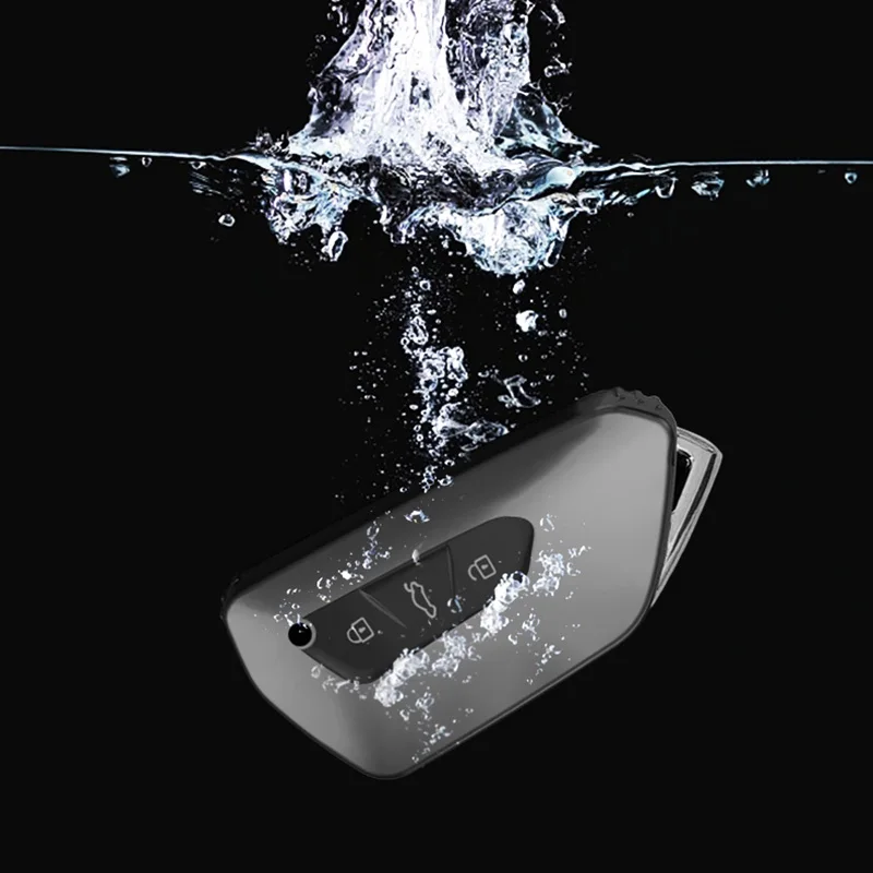 Premium Soft TPU Car Key Protector Cover & Keychain Accessories