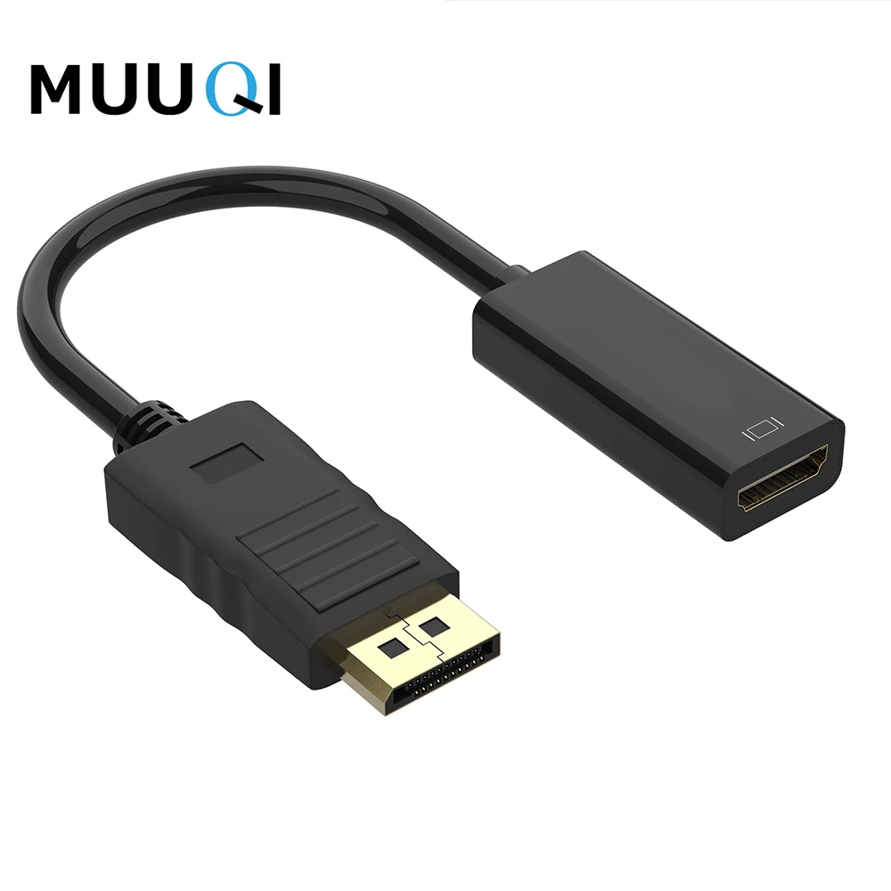 Displayport To Hdmi Adapter ,muuqi Dp To Hdmi Display Adaptor Cable