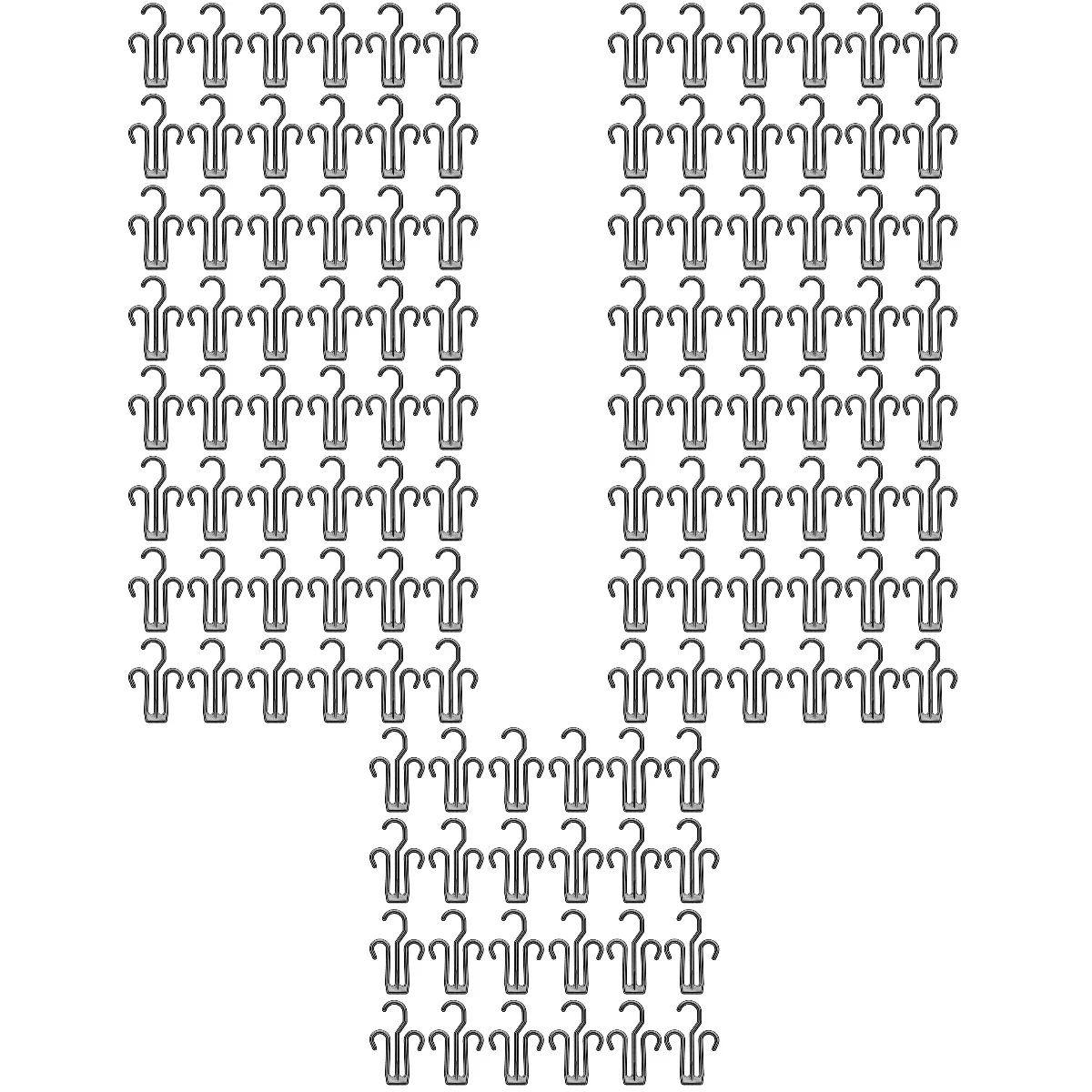 

120 Pcs Shoe Rack Plastic Shoes Drying Hook Sturdy Hanging Display Stand Organizer Sandals