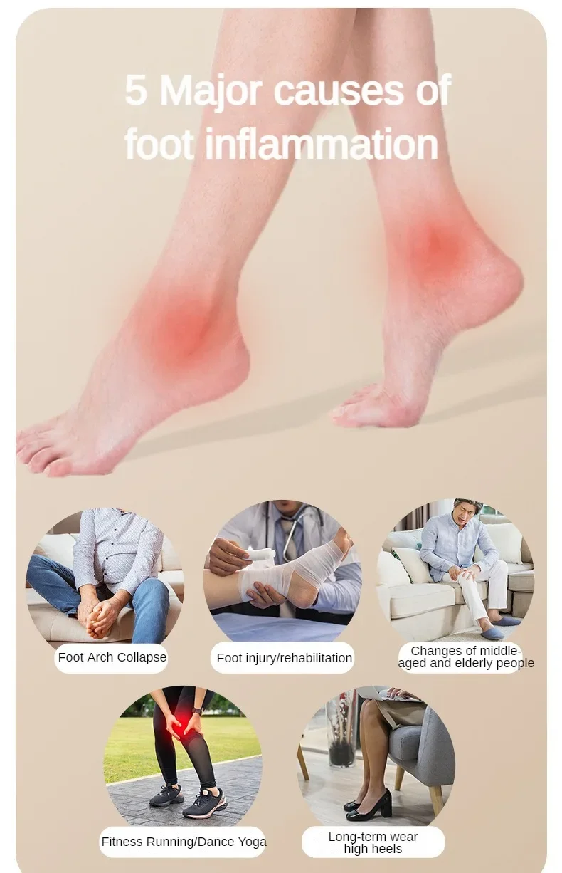 Description Picture 3 of itemYoga Massage Balls Foot Massager Roller Plantar Fascia Roller Muscle Relaxation Care Plastic Manual Foot Massager Excercise Ball